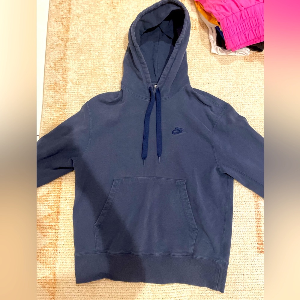 navy blue nike hoodie